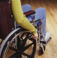 Person in wheelchair